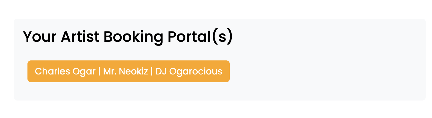 WCWD Artist Portal User Password